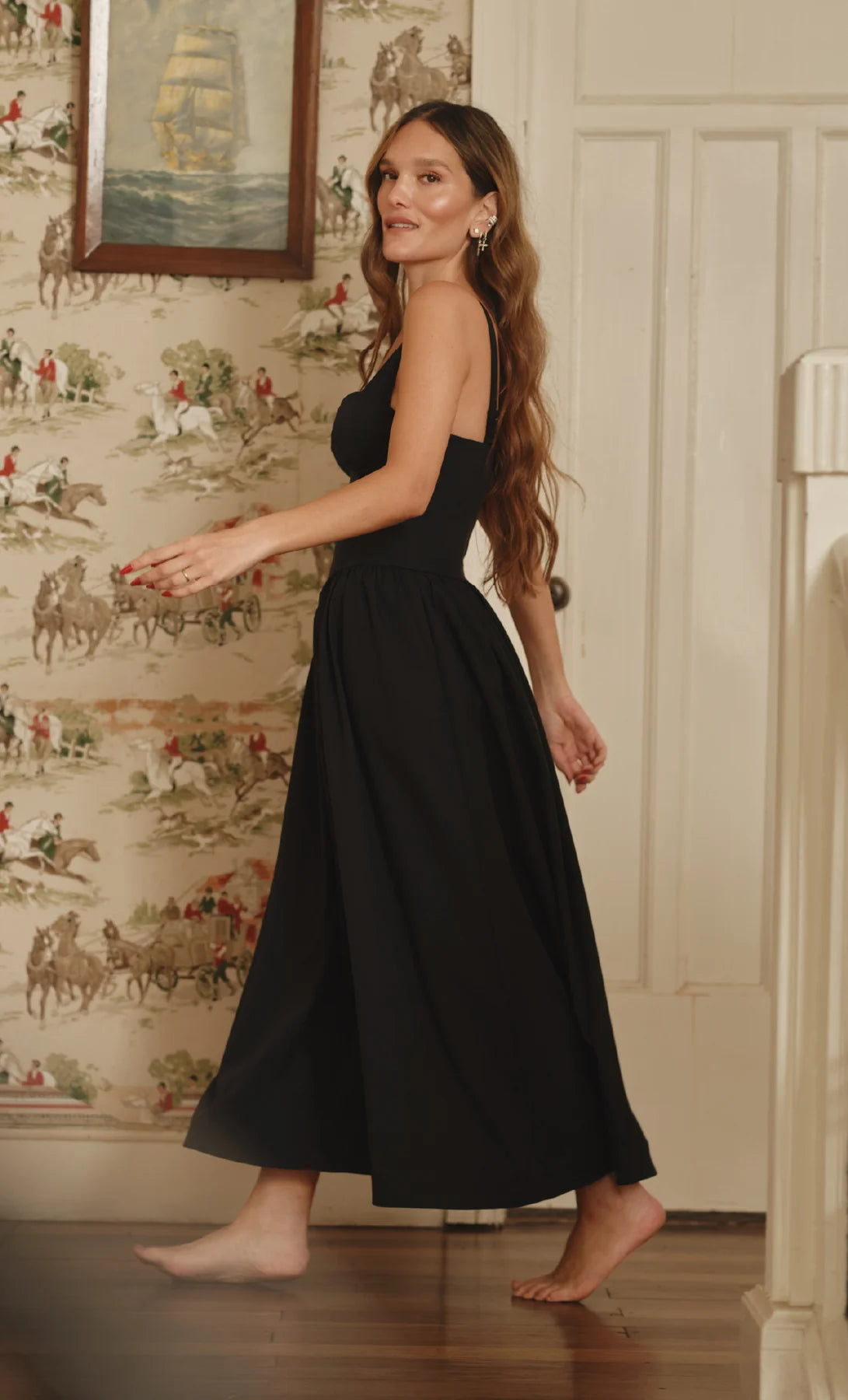 MARTINA BLACK MAXI DRESS