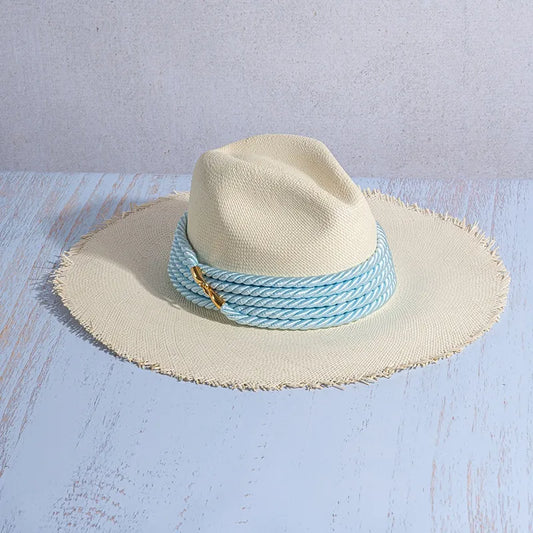 COCHA HAT BABY BLUE ROPE