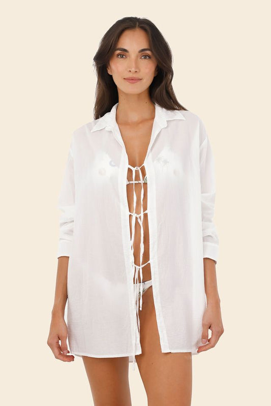 WHITE PALM SPELL SHIRT