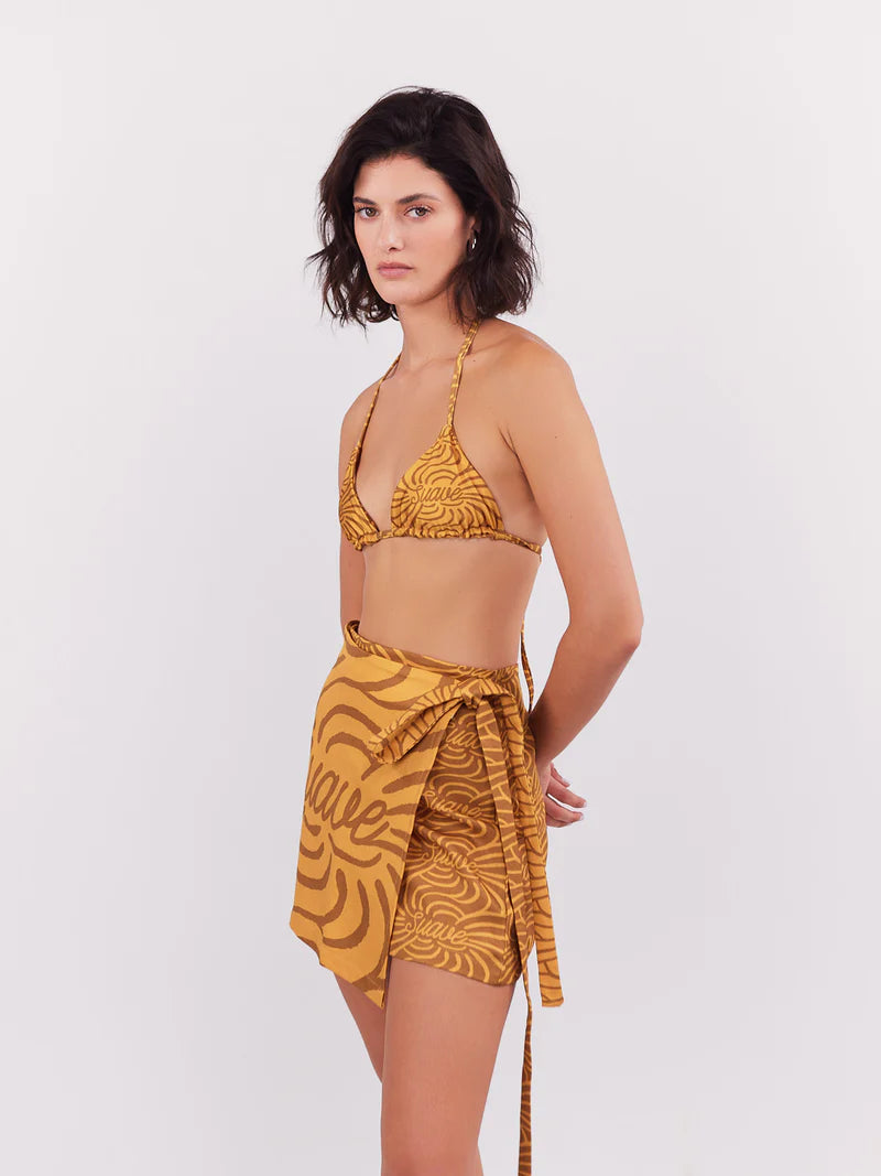 SUAVE MINI SKIRT OCHRE