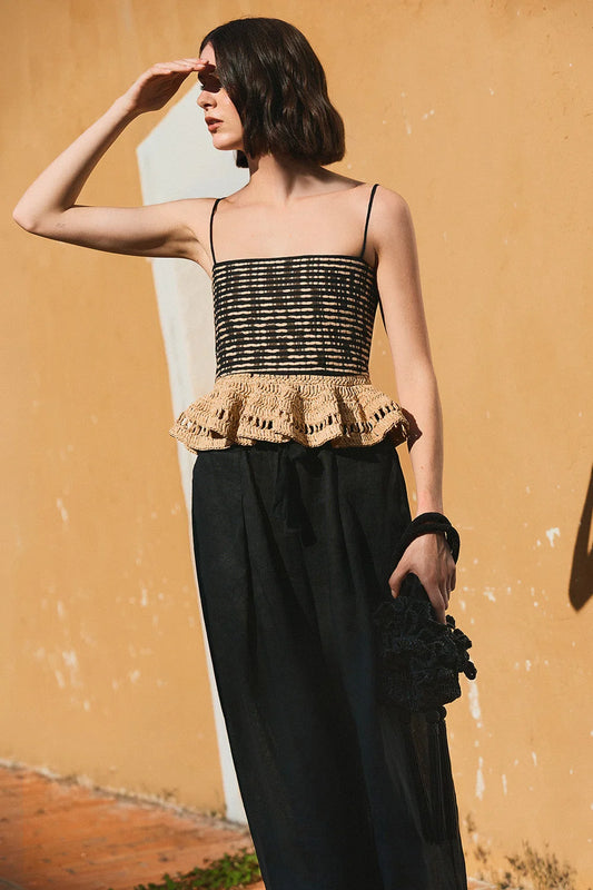 MOMPOX BLACK BLOUSE