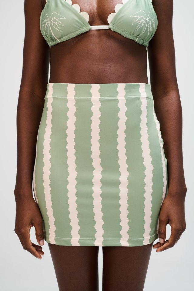 AURE GREEN SKIRT