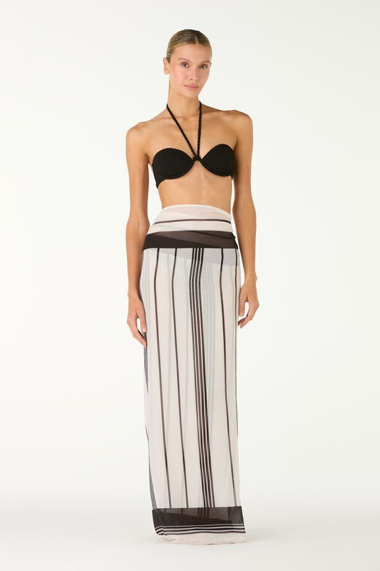 CAPRI BLACK PAREO