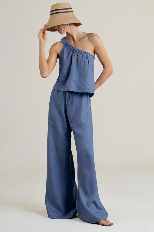 BLUE LINEN SET