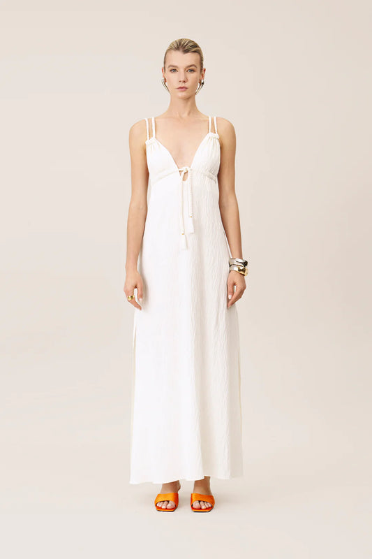 WHITE LONG DRESS