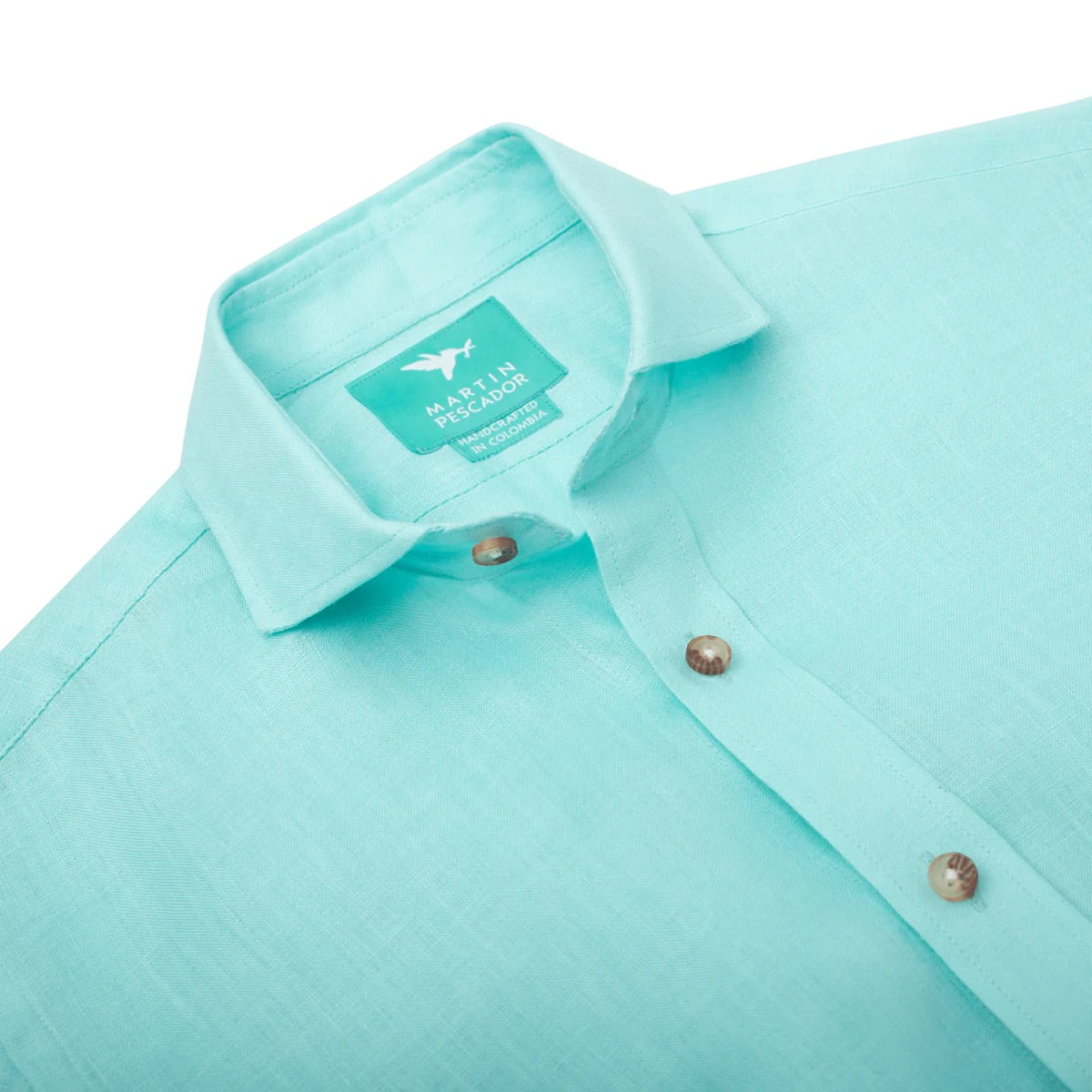 LINEN SHIRT LIGHT GREEN
