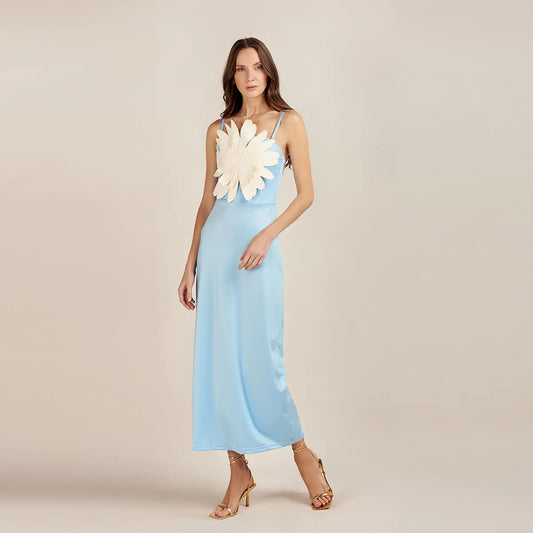 MAXI MARGARITA LIGHT BLUE DRESS