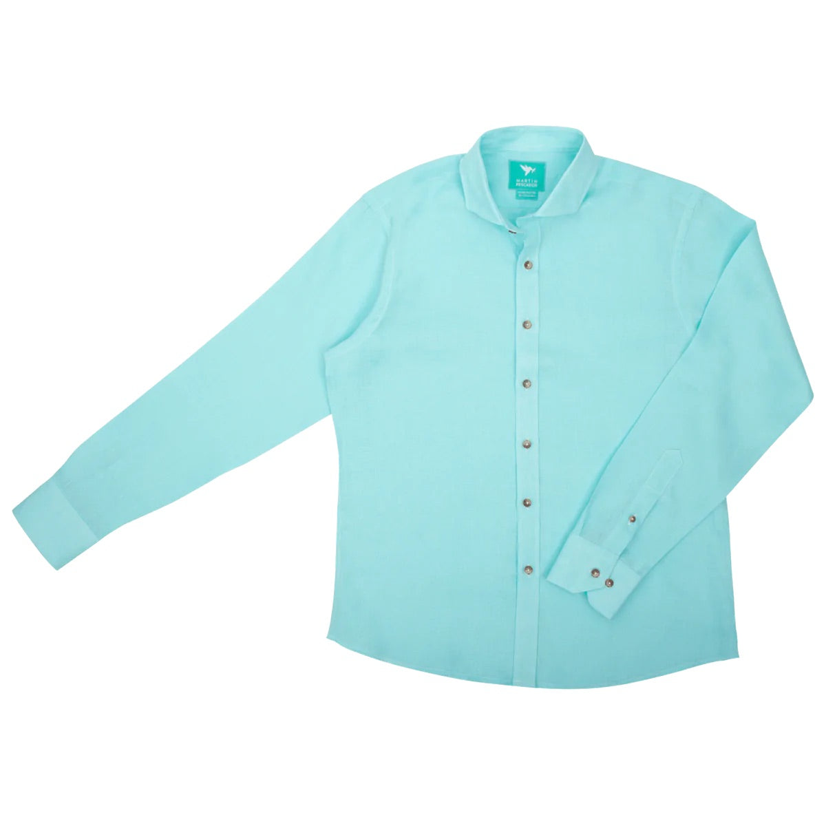 LINEN SHIRT LIGHT GREEN